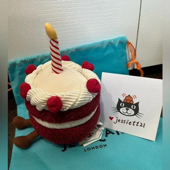 Jellycat Amuseables Cheri Cake A2RVC Valentine's 100% Authentic NWT US SHIP FAST - Picture 2 of 7